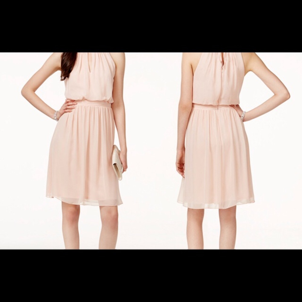 Adrianna Papell A-line Chiffon Sleeveless Dress